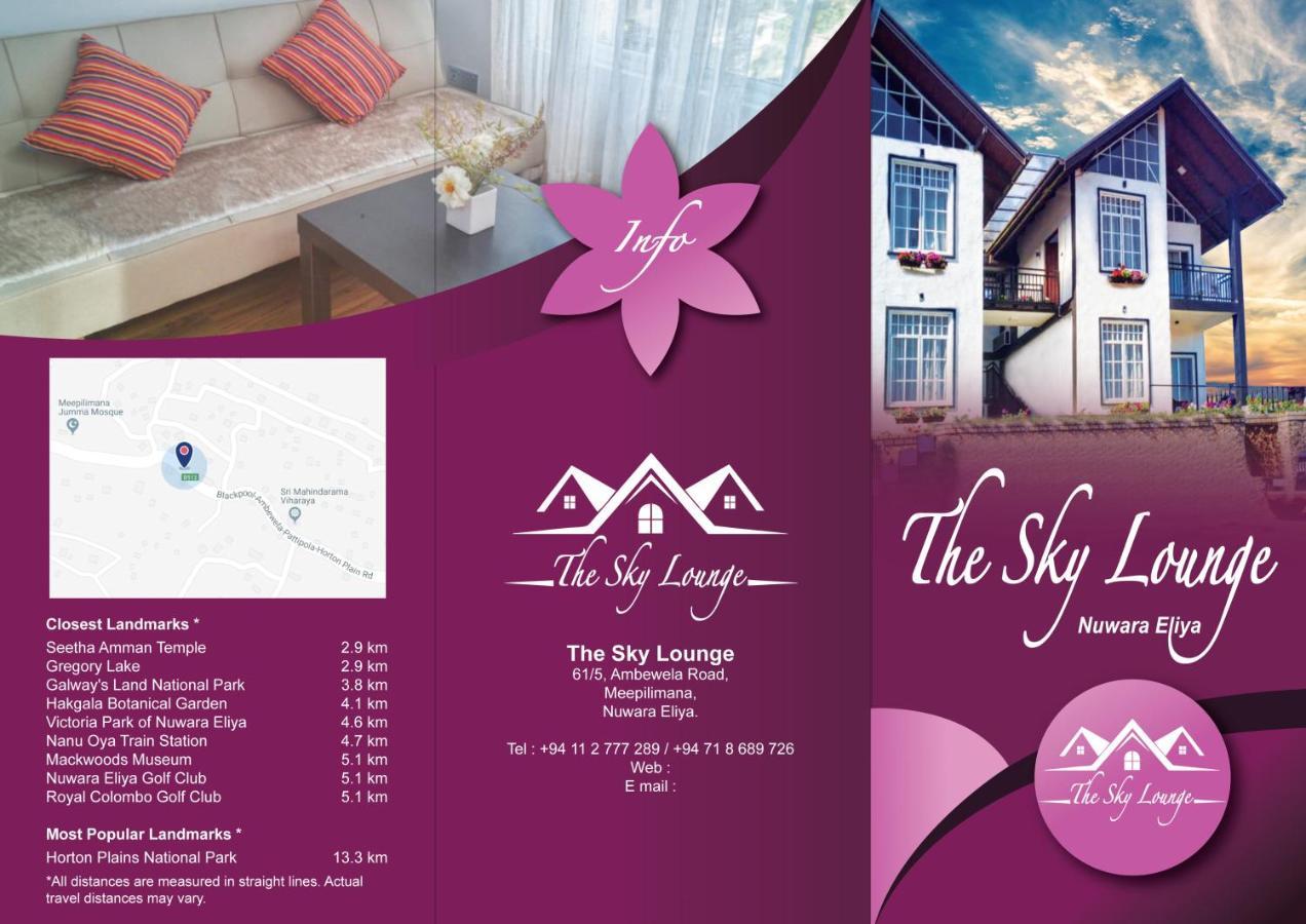 Sky Lounge Hotel นูวาราเอลิยา ภายนอก รูปภาพ